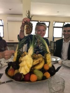 Fruit basket after dinner